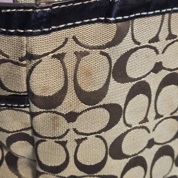 Coach Shoulderbag Signature Canvas & Leather - Picture 8 of 14